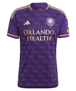 Alternative view of Facundo Torres Orlando City SC adidas 2024 The Wall Kit Authentic Player Jersey - Purple