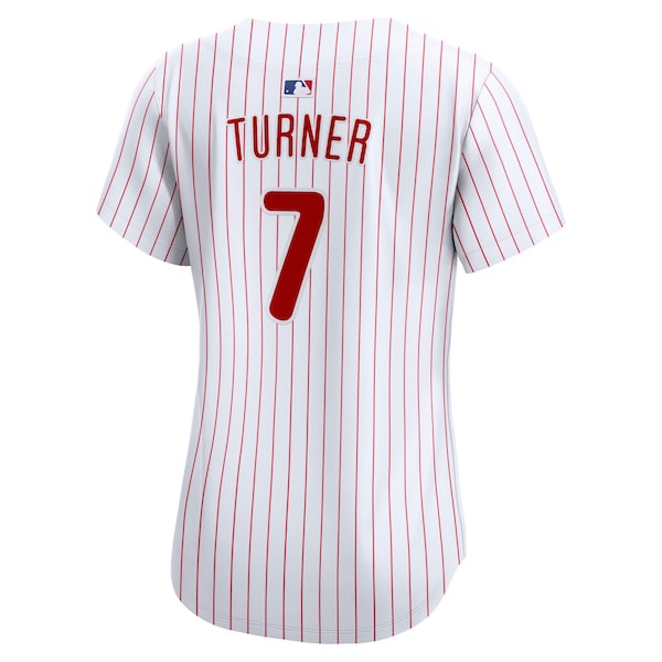 Trea Turner Philadelphia Phillies Nike Women's Home Limited Player Jersey - White - Image 3