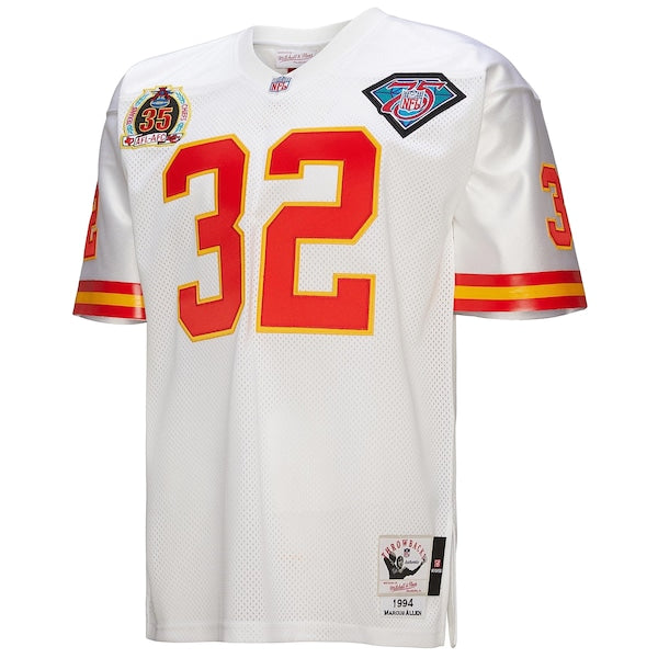 Marcus Allen Kansas City Chiefs 1994 Authentic Throwback Retired Player Jersey - White - Image 3