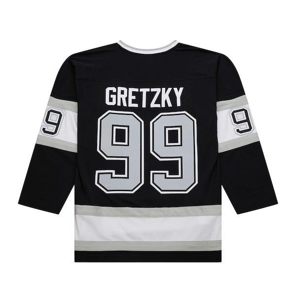 Wayne Gretzky Los Angeles Kings Big & Tall 1992/93 Blue Line 2.0 Jersey - Black - Image 5