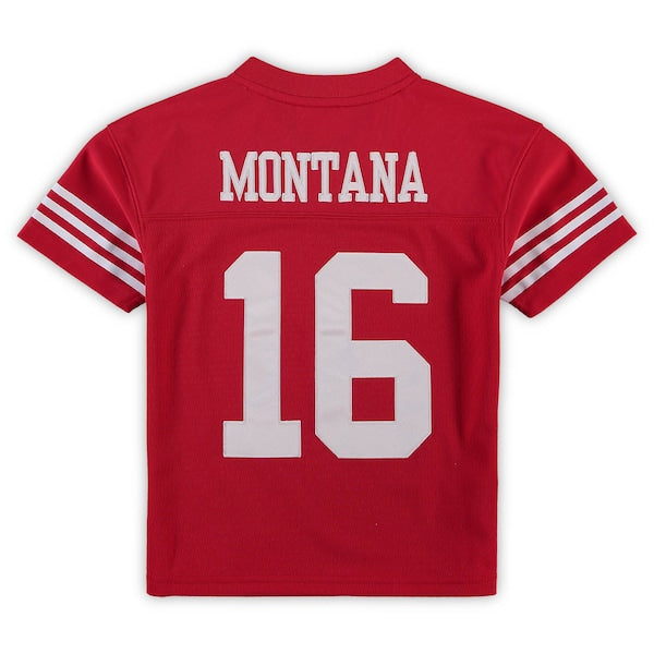 Joe Montana San Francisco 49ers Preschool 1990 Retired Player Legacy Jersey - Scarlet - Image 3