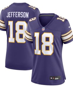 Justin Jefferson Minnesota Vikings Nike Women's Classic Player Game Jersey - Purple