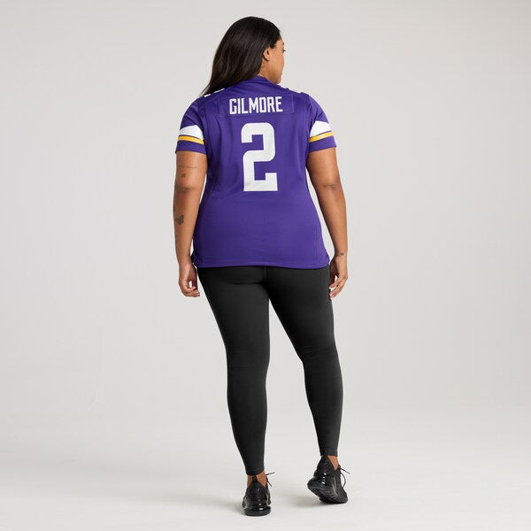 Stephon Gilmore Minnesota Vikings Nike Women's Game Jersey - Purple - Image 8