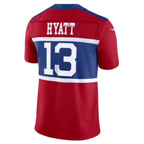 Jalin Hyatt New York Giants Nike Alternate Vapor F.U.S.E. Limited Jersey - Century Red - Image 5