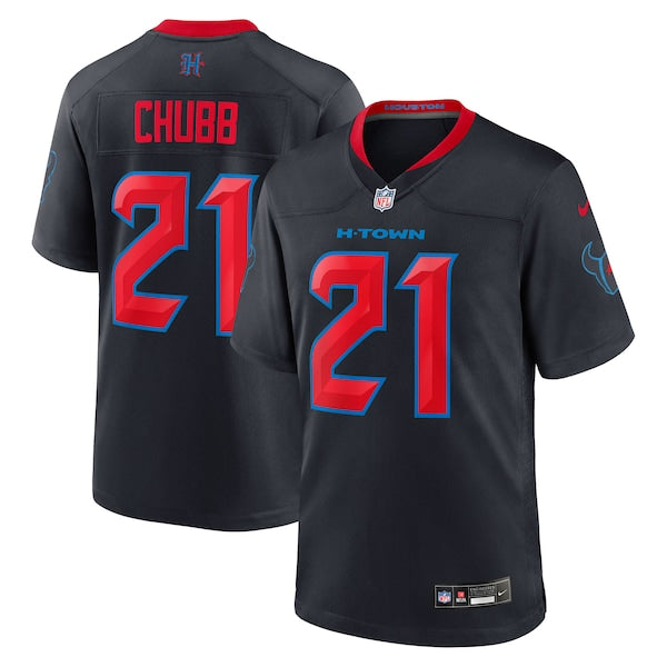 Nick Chubb Houston Texans Nike Alternate 2 Game Jersey - Navy