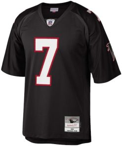 Alternative view of Michael Vick Atlanta Falcons Big & Tall 2002 Retired Player Replica Jersey - Black