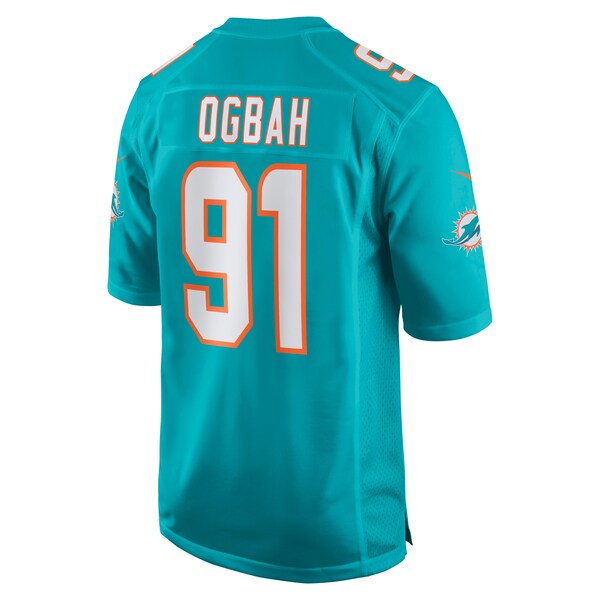 Emmanuel Ogbah Miami Dolphins Nike Game Jersey - Aqua - Image 3