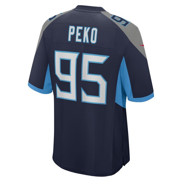 Kyle Peko Tennessee Titans Nike Team Game Jersey - Navy - Image 3