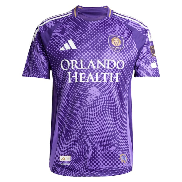 Orlando City SC adidas 2025 Perfect Storm Authentic Custom Jersey - Purple - Image 2