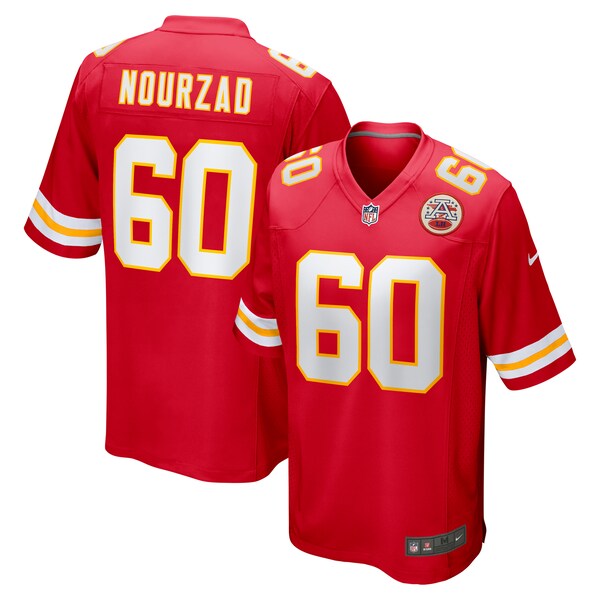 Hunter Nourzad Kansas City Chiefs Nike Game Jersey - Red
