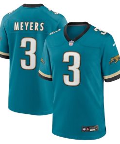 Jakobi Meyers Jacksonville Jaguars Nike Alternate 2 Prowler Throwback Game Jersey -  Teal