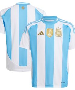 Argentina National Team adidas Youth 2024 Home Replica Jersey - White