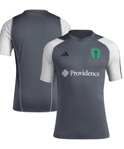 Seattle Sounders FC adidas 2024 AEROREADY Training Jersey - Gray