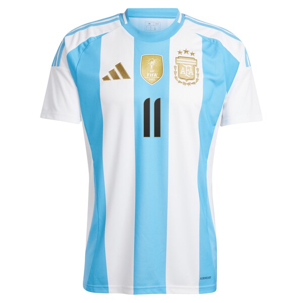 Angel Di Maria Argentina National Team adidas 2024 Home Replica Jersey - White - Image 2
