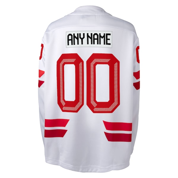Hockey Canada Youth 2026 Replica Custom Jersey - White/Red - Image 5