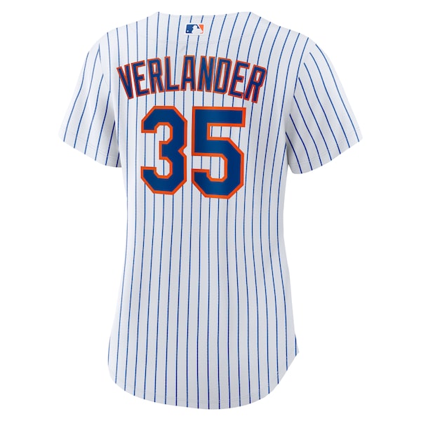 Justin Verlander New York Mets Nike Women's Home Replica Player Jersey - White/Royal - Image 3