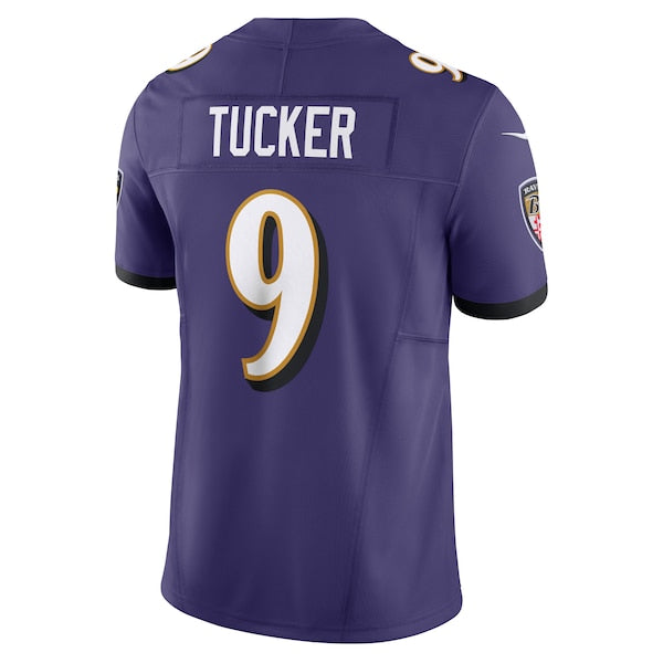 Justin Tucker Baltimore Ravens Nike Vapor F.U.S.E. Limited Jersey - Purple - Image 3