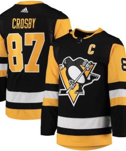Sidney Crosby Pittsburgh Penguins adidas Home Primegreen Authentic Player Jersey - Black