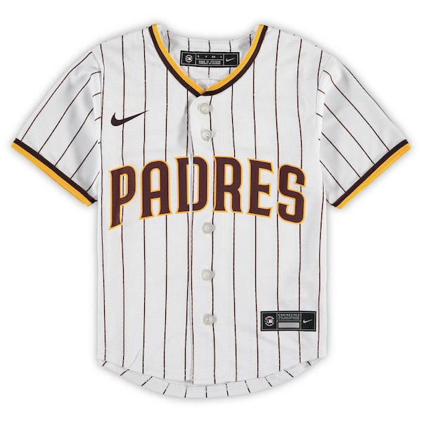 San Diego Padres Nike Preschool Home Replica Team Jersey - White - Image 2