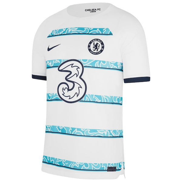 Christian Pulisic Chelsea Nike 2022/23 Away Breathe Stadium Replica Player Jersey - White - Image 2