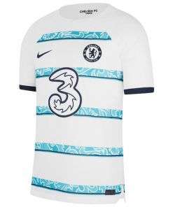 Alternative view of Chelsea Nike 2022/23 Away Breathe Stadium Blank Replica Jersey - White