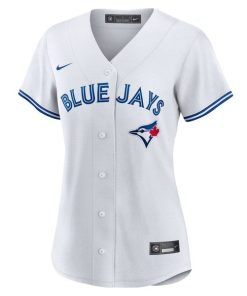 Alternative view of Chris Bassitt Toronto Blue Jays Nike Women's Home Replica Jersey - White