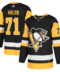 Evgeni Malkin Pittsburgh Penguins adidas Authentic Player Jersey - Black