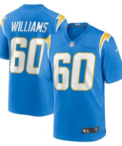 Bucky Williams Los Angeles Chargers Nike Team Game Jersey -  Powder Blue