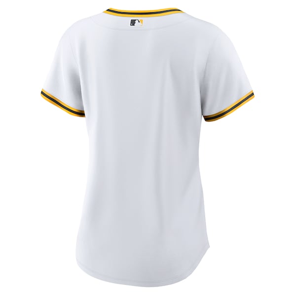 Pittsburgh Pirates Nike Women's Home Blank Replica Jersey - White - Image 3