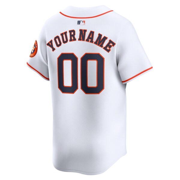 Houston Astros Nike Youth Home Limited Custom Jersey - White - Image 3