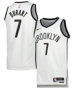Kevin Durant Brooklyn Nets Nike Unisex  Swingman Jersey - Association Edition - White/Black