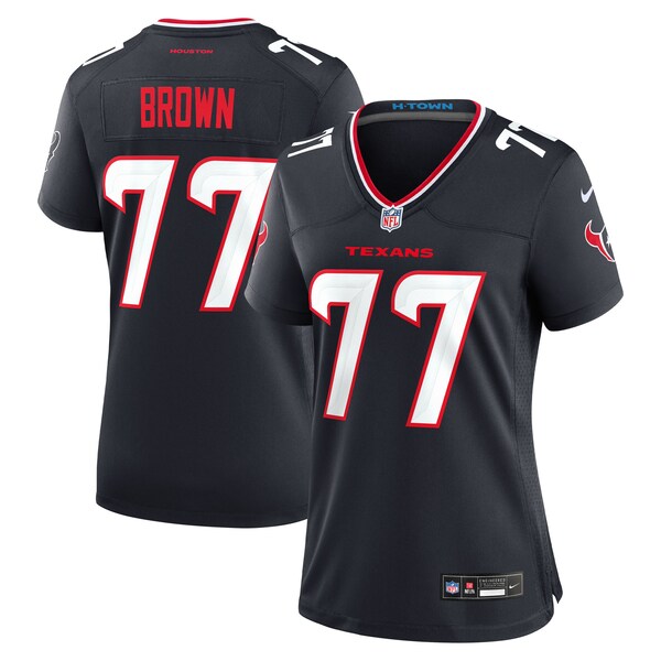 Trenton Brown Houston Texans Nike Women's Team Game Jersey - Navy