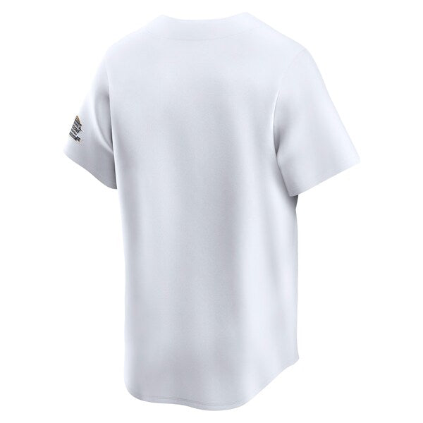 Houston Astros Nike Throwback Cooperstown Collection Limited Jersey - White/Cream - Image 4