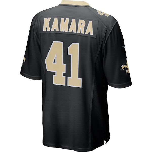 Alvin Kamara New Orleans Saints Nike Game Player Jersey - Black - Image 4