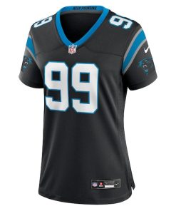 Alternative view of Shy Tuttle Carolina Panthers Nike Women's Game Player Jersey - Black