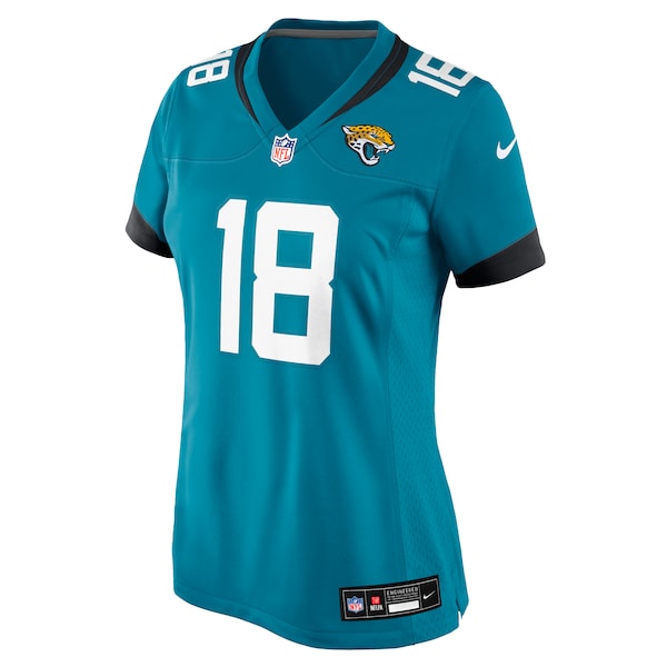 John Wolford Jacksonville Jaguars Nike Women's Team Game Jersey - Teal - Image 2