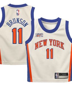 Jalen Brunson New York Knicks Nike Infant 2025/26 City Edition Swingman Jersey - Cream