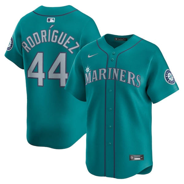 Men's Seattle Mariners Julio Rodr¨ªguez Nike Alternate Limited Player Jersey - Teal/White