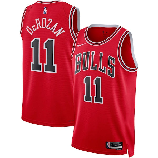 DeMar DeRozan Chicago Bulls Nike Unisex Swingman Jersey - Icon Edition - Red/White - Image 2
