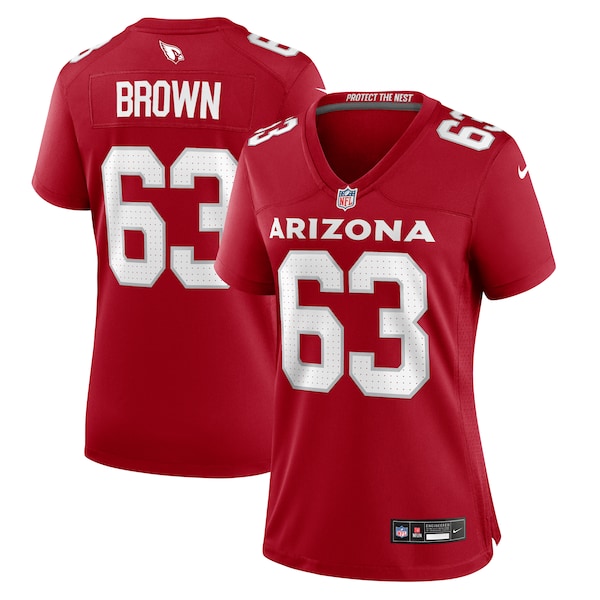 Evan Brown Arizona Cardinals Nike Women's Team Game Jersey - Cardinal