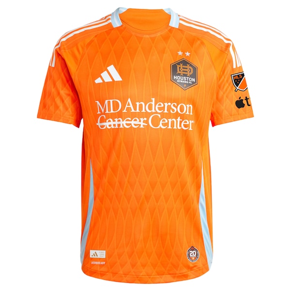 Houston Dynamo FC adidas 2025 Season 20 Authentic Jersey - Orange - Image 4