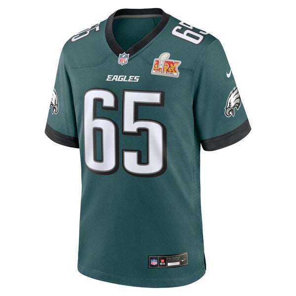 Lane Johnson Philadelphia Eagles Nike Super Bowl LIX Game Player Jersey - Midnight Green - Image 3