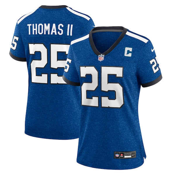 Rodney Thomas II Indianapolis Colts Nike Women's Indiana Nights Alternate Game Jersey - Royal/Royal - Image 2
