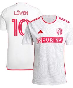 Eduard L?wen St. Louis City SC adidas 2024 The Confluence Kit Replica Player Jersey - White
