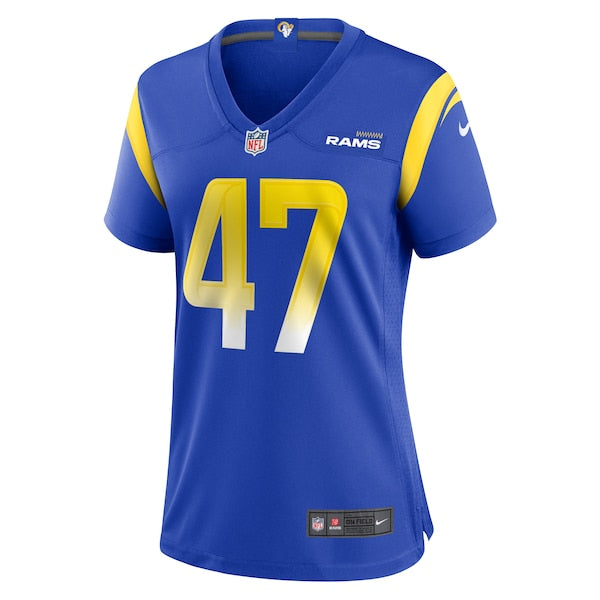 Alex Ward Los Angeles Rams Nike Women's Home Game Jersey - Royal - Image 2