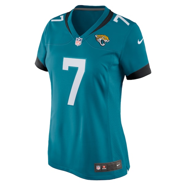 Brian Thomas Jr. Jacksonville Jaguars Nike Women's Game Jersey - Teal - Image 2