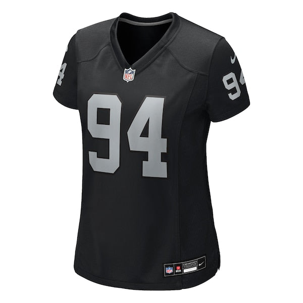 Christian Wilkins Las Vegas Raiders Nike Women's Team Game Jersey - Black - Image 2