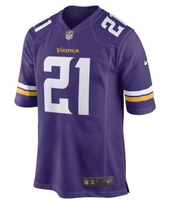 Alternative view of Akayleb Evans Minnesota Vikings Nike Game Player Jersey - Purple