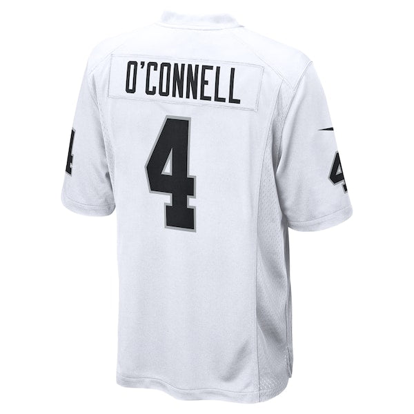 Aidan O'Connell Las Vegas Raiders Nike Game Jersey - White/Black - Image 6