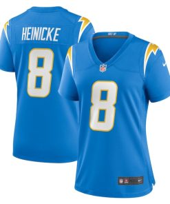 Taylor Heinicke Los Angeles Chargers Nike Women's  Game Jersey -  Powder Blue